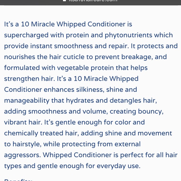 It’s a 10 conditioner - Picture 2 of 5